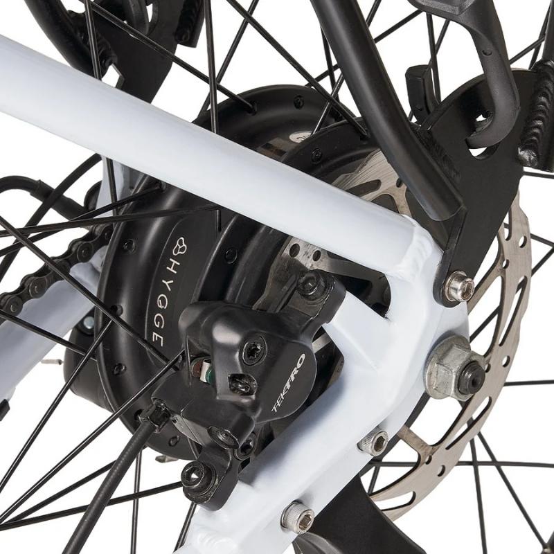 Hygge Lossø Commuter E-Bike 250W, Ivory White - Charge & Glide