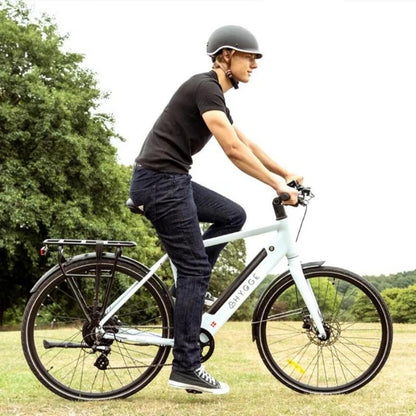 Hygge Lossø Commuter Electric Bike - 250W, Shimano 8-Speed, Ivory White