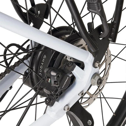 Hygge Lossø Commuter Electric Bike - 250W, Shimano 8-Speed, Ivory White