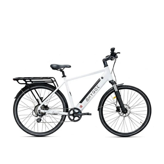 Hygge Lossø Commuter E-Bike 250W, Ivory White - Charge & Glide