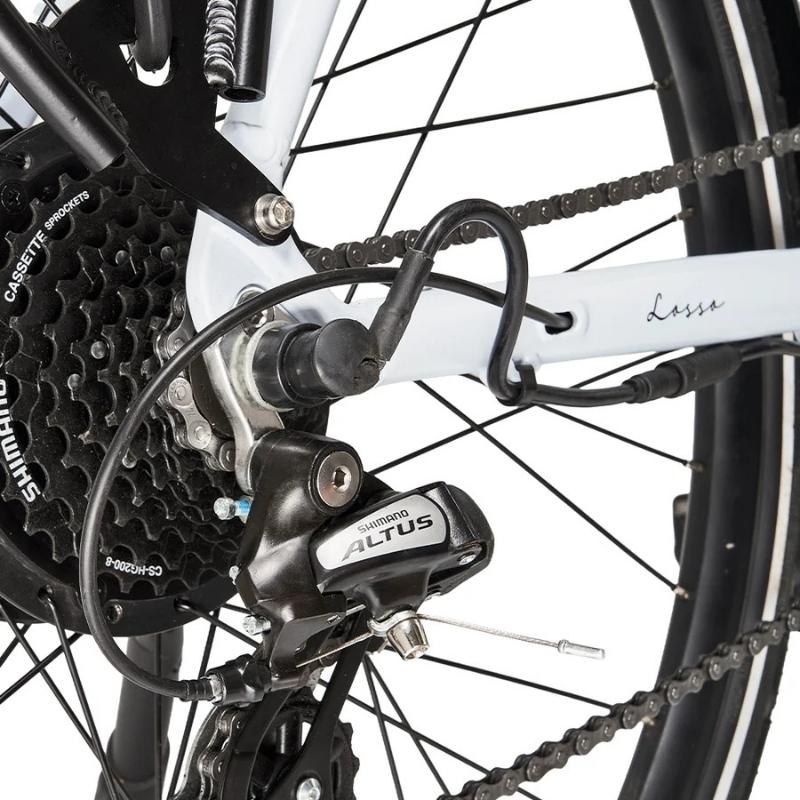 Hygge Lossø Commuter E-Bike 250W, Ivory White - Charge & Glide