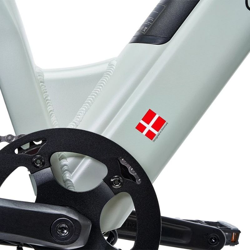 Hygge Lossø Step Step-Through Commuter E-Bike 250W, Moss Grey