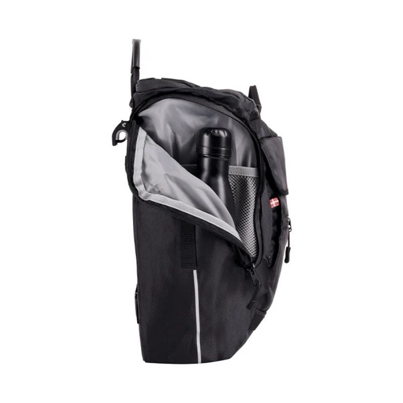 Hygge Pannier Bag - Black - Charge & Glide