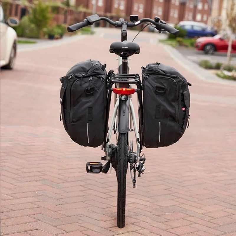 Hygge Pannier Bag - Black - Charge & Glide