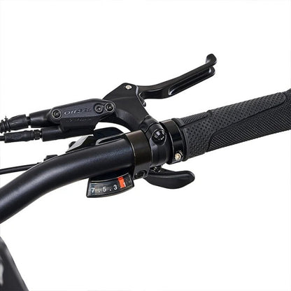 HYGGE SORØ FOLDING FAT-TYRE ELECTRIC BIKE - 250W, 80KM RANGE, SHIMANO 7-SPEED, ROYAL BLUE - Charge & Glide