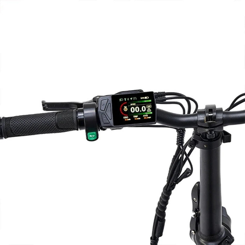 HYGGE SORØ FOLDING FAT-TYRE ELECTRIC BIKE - 250W, 80KM RANGE, SHIMANO 7-SPEED, ROYAL BLUE - Charge & Glide