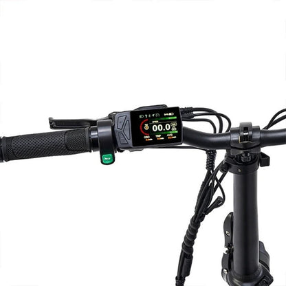 HYGGE SORØ FOLDING FAT-TYRE ELECTRIC BIKE - 250W, 80KM RANGE, SHIMANO 7-SPEED, ROYAL BLUE - Charge & Glide