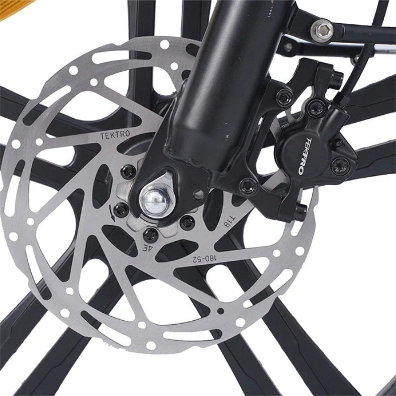 HYGGE SORØ FOLDING FAT-TYRE ELECTRIC BIKE - 250W, 80KM RANGE, SHIMANO 7-SPEED, ROYAL BLUE - Charge & Glide