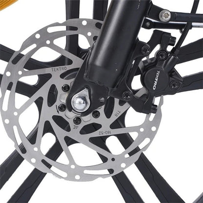 HYGGE SORØ FOLDING FAT-TYRE ELECTRIC BIKE - 250W, 80KM RANGE, SHIMANO 7-SPEED, ROYAL BLUE - Charge & Glide