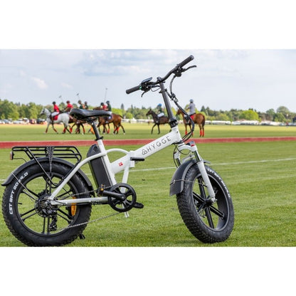 HYGGE VESTER FOLDING FAT-TYRE ELECTRIC BIKE - 250W, 80KM RANGE, SHIMANO 7-SPEED