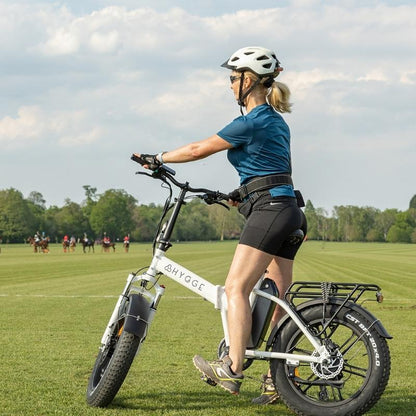 HYGGE VESTER FOLDING FAT-TYRE ELECTRIC BIKE - 250W, 80KM RANGE, SHIMANO 7-SPEED