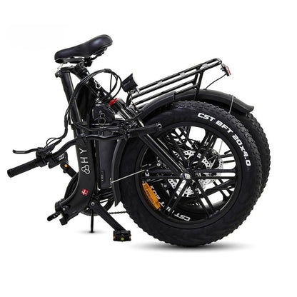 HYGGE VESTER STEP FOLDING FAT-TYRE ELECTRIC BIKE 250W | 80KM RANGE, SHIMANO 7-SPEED - Charge & Glide