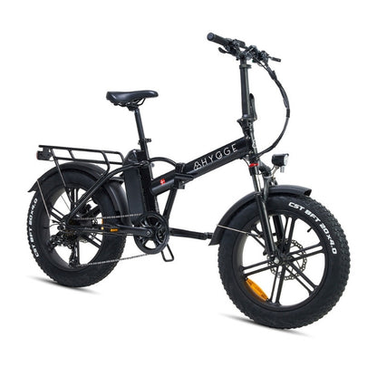 HYGGE VESTER FOLDING FAT-TYRE ELECTRIC BIKE 250W | 80KM RANGE, SHIMANO 7-SPEED - Charge & Glide