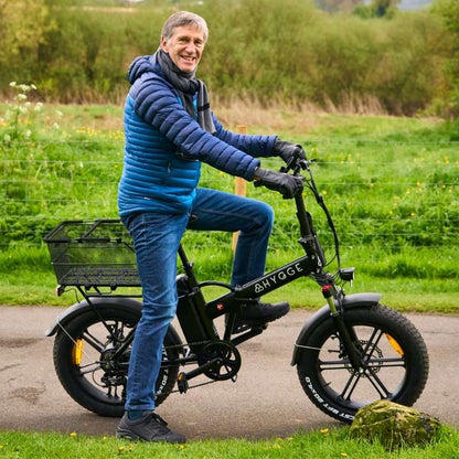 HYGGE VESTER FOLDING FAT-TYRE ELECTRIC BIKE - 250W, 80KM RANGE, SHIMANO 7-SPEED