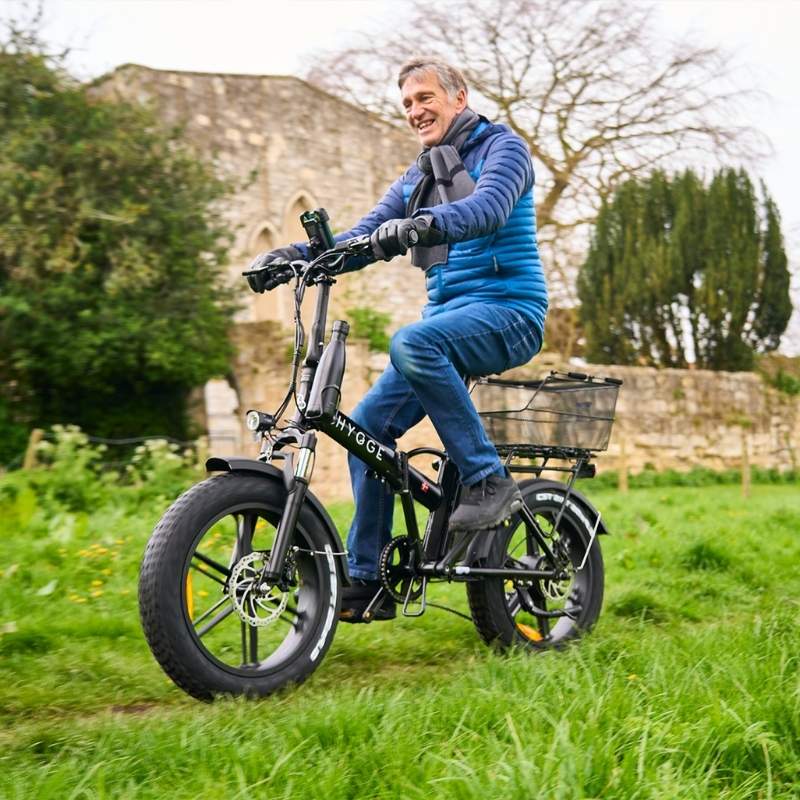 HYGGE VESTER FOLDING FAT-TYRE ELECTRIC BIKE - 250W, 80KM RANGE, SHIMANO 7-SPEED