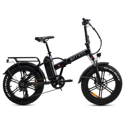HYGGE VESTER FOLDING FAT-TYRE ELECTRIC BIKE 250W | 80KM RANGE, SHIMANO 7-SPEED - Charge & Glide