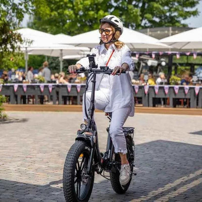 HYGGE VESTER STEP FOLDING FAT-TYRE ELECTRIC BIKE - 250W, 80KM RANGE, SHIMANO 7-SPEED