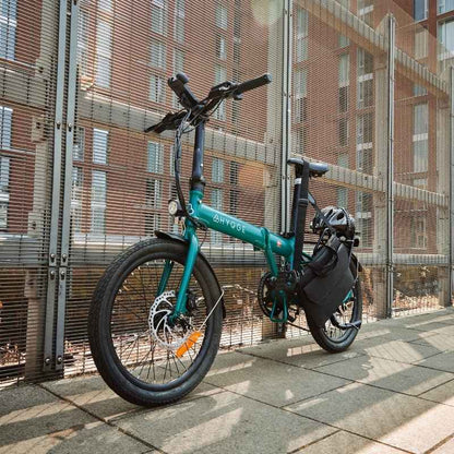 HYGGE VIRUM FOLDING ELECTRIC BIKE - 250W, ULTRA-LIGHT 18KG, 60KM RANGE, SHIMANO 8 SPEED - Charge & Glide