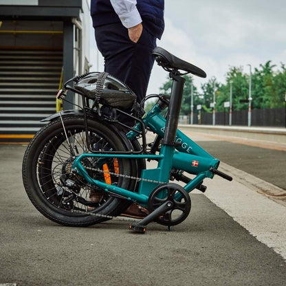 HYGGE VIRUM FOLDING ELECTRIC BIKE - 250W, ULTRA-LIGHT 18KG, 60KM RANGE, SHIMANO 8 SPEED - Charge & Glide