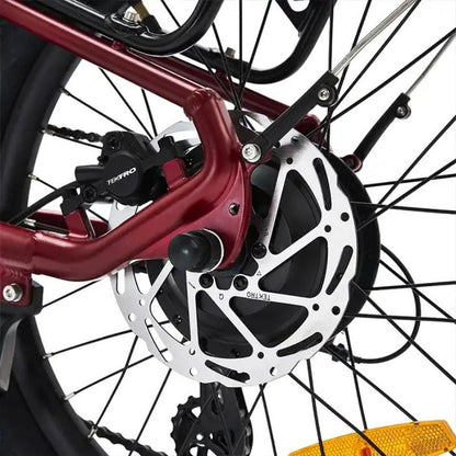 HYGGE VIRUM FOLDING ELECTRIC BIKE - 250W, ULTRA-LIGHT 18KG, 60KM RANGE, SHIMANO 8 SPEED - Charge & Glide