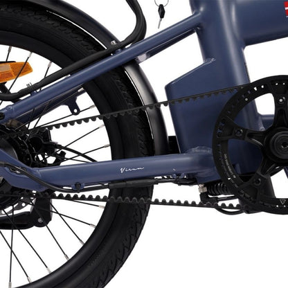 Hygge Virum Auto Folding Electric Bike 250W, Nocturne Blue  - Charge & Glide