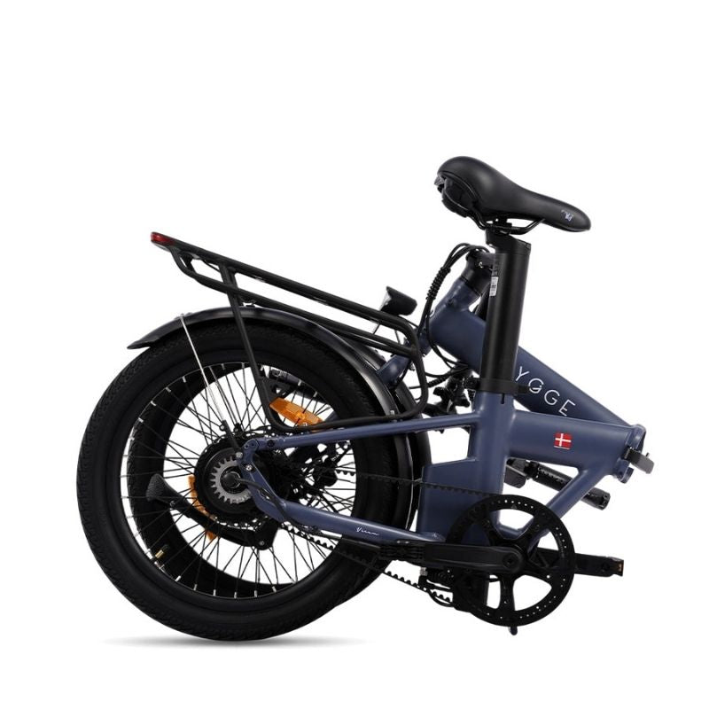 Hygge Virum Auto Folding Electric Bike 250W, Nocturne Blue  - Charge & Glide
