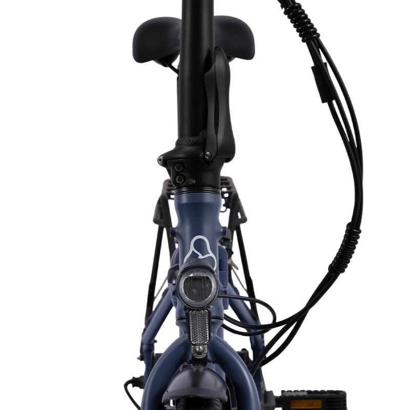 Hygge Virum Auto Folding Electric Bike 250W, Nocturne Blue  - Charge & Glide