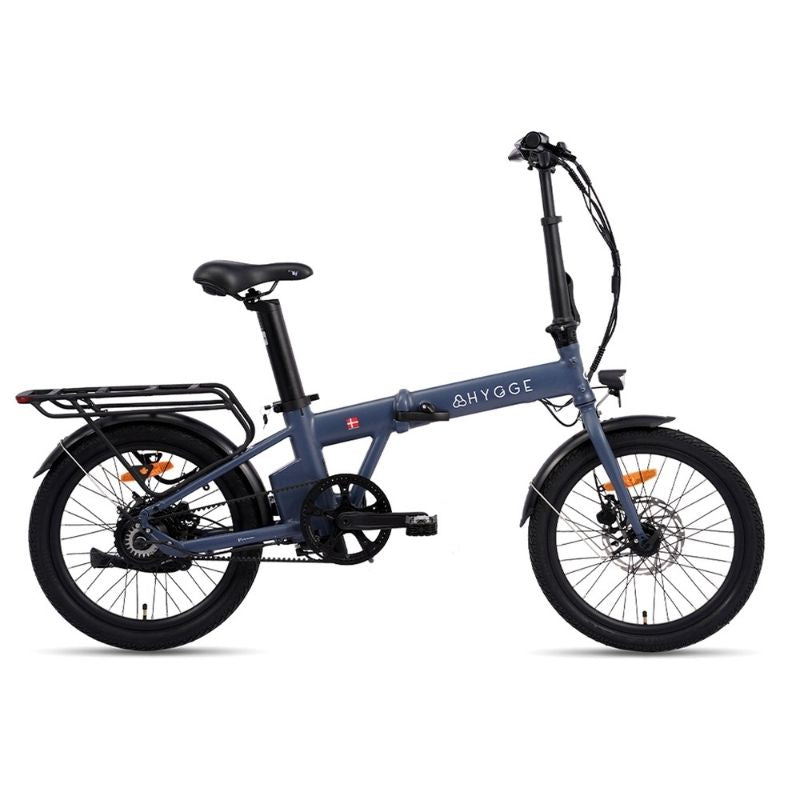Hygge Virum Auto Folding Electric Bike 250W, Nocturne Blue  - Charge & Glide