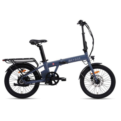 Hygge Virum Auto Folding Electric Bike 250W, Nocturne Blue  - Charge & Glide