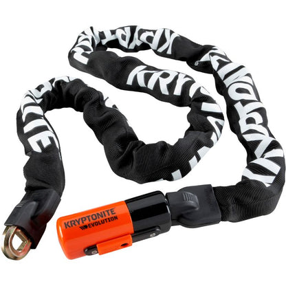 Kryptonite Evolution 10 mm Integrated Chain Lock, Sold Secure Gold