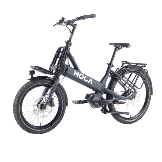 Moca Compact E-Cargo Mid-Drive Electric Bike 250W - Charge & Glide