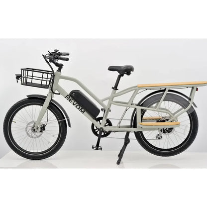 Revom eCargo Electric Transport Bike 250W - Charge & Glide