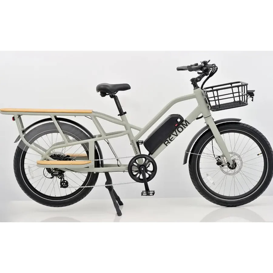 Revom eCargo Electric Transport Bike 250W - Charge & Glide