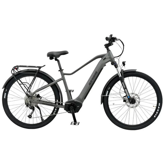 Revom S1 ATB Mid-Drive Electric Bike 250w - Dark Grey - Charge & Glide