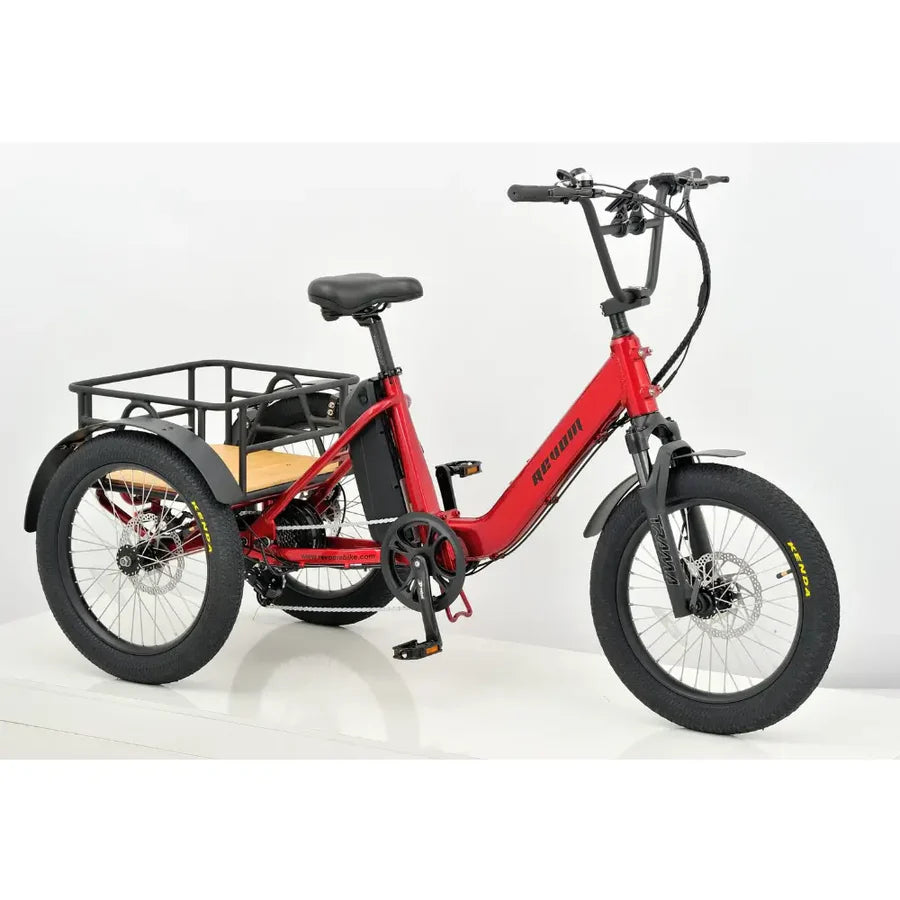 Revom T1 Urban Cargo Electric Trike 250W - Charge & Glide