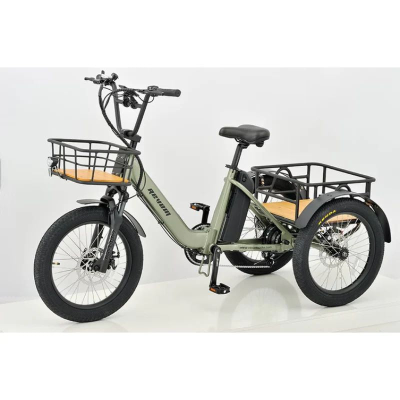 Revom T1 Urban Cargo Electric Trike 250W - Charge & Glide