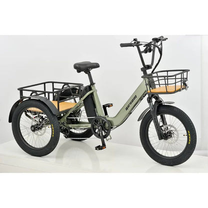Revom T1 Urban Cargo Electric Trike 250W - Charge & Glide