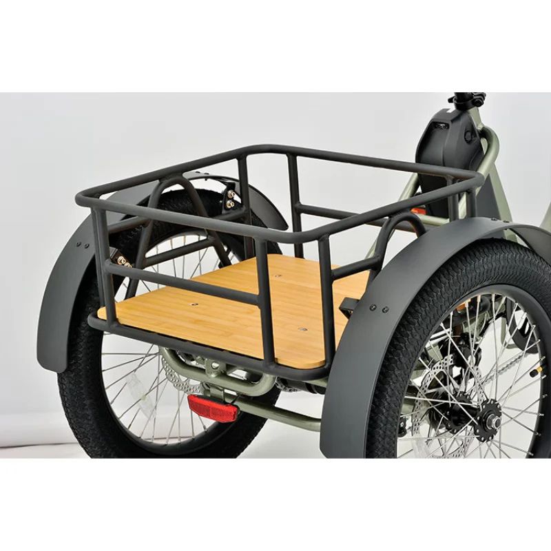 Revom T1 Urban Cargo Electric Trike 250W - Charge & Glide