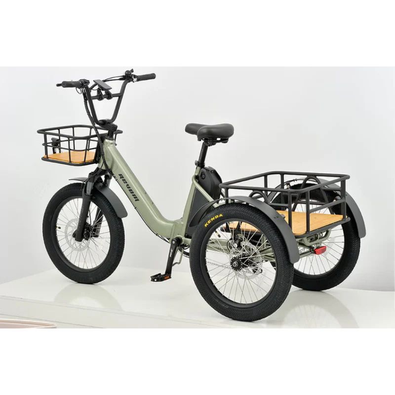 Revom T1 Urban Cargo Electric Trike 250W - Charge & Glide