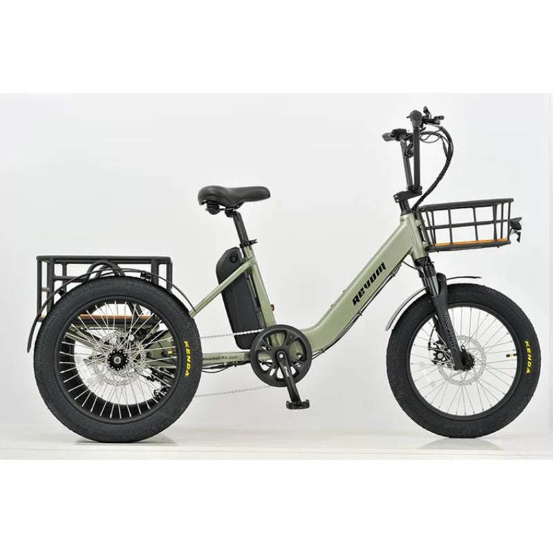 Revom T1 Urban Cargo Electric Trike 250W - Charge & Glide