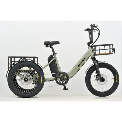Revom T1 Urban Cargo Electric Trike 250W - Charge & Glide