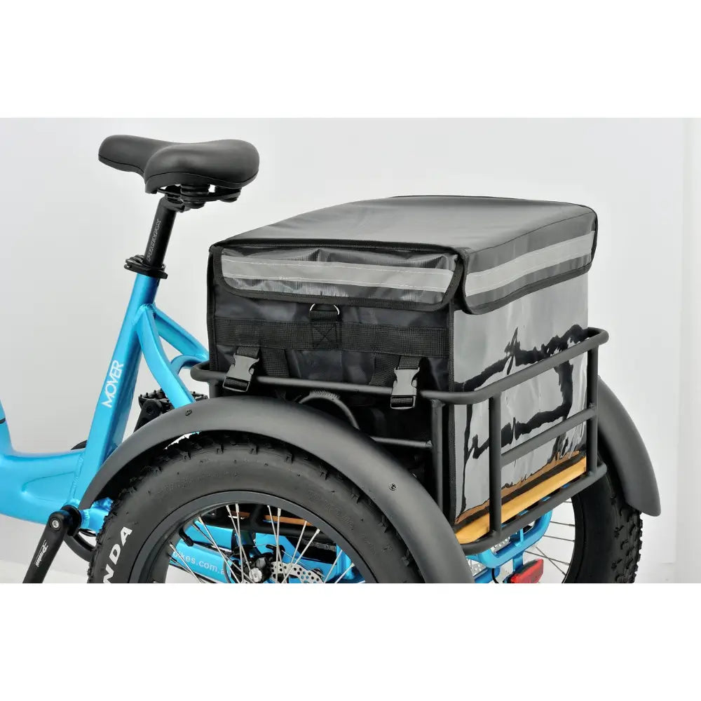 Revom T1F Folding Urban Cargo Electric Trike 250W - Space Grey - Charge & Glide