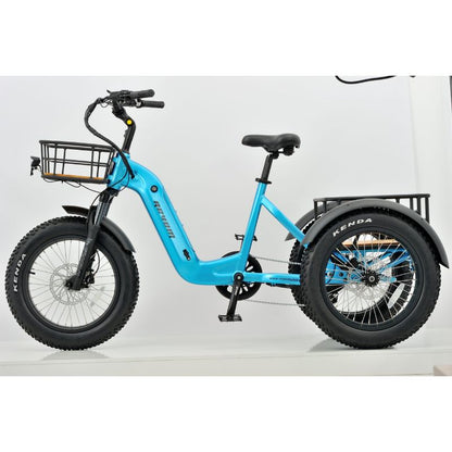 Revom T2 Fat Tyre Cargo Electric Mountain Trike 250W Charge & Glide