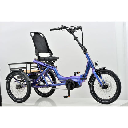 Revom T4F Semi-Recumbent Folding Electric Tricycle 250W Charge & Glide