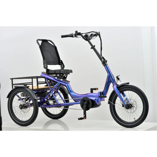 Revom T4F Semi-Recumbent Folding Electric Tricycle 250W Charge & Glide