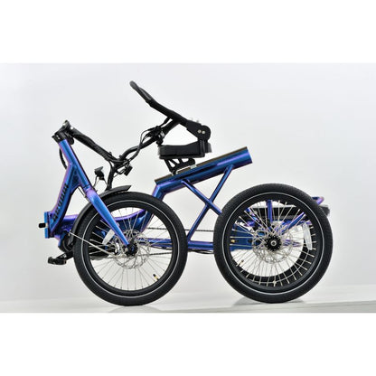 Revom T4F Semi-Recumbent Folding Electric Tricycle 250W Charge & Glide