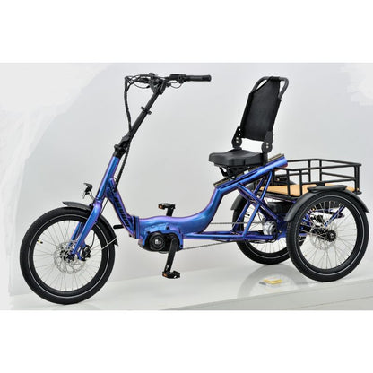 Revom T4F Semi-Recumbent Folding Electric Tricycle 250W Charge & Glide