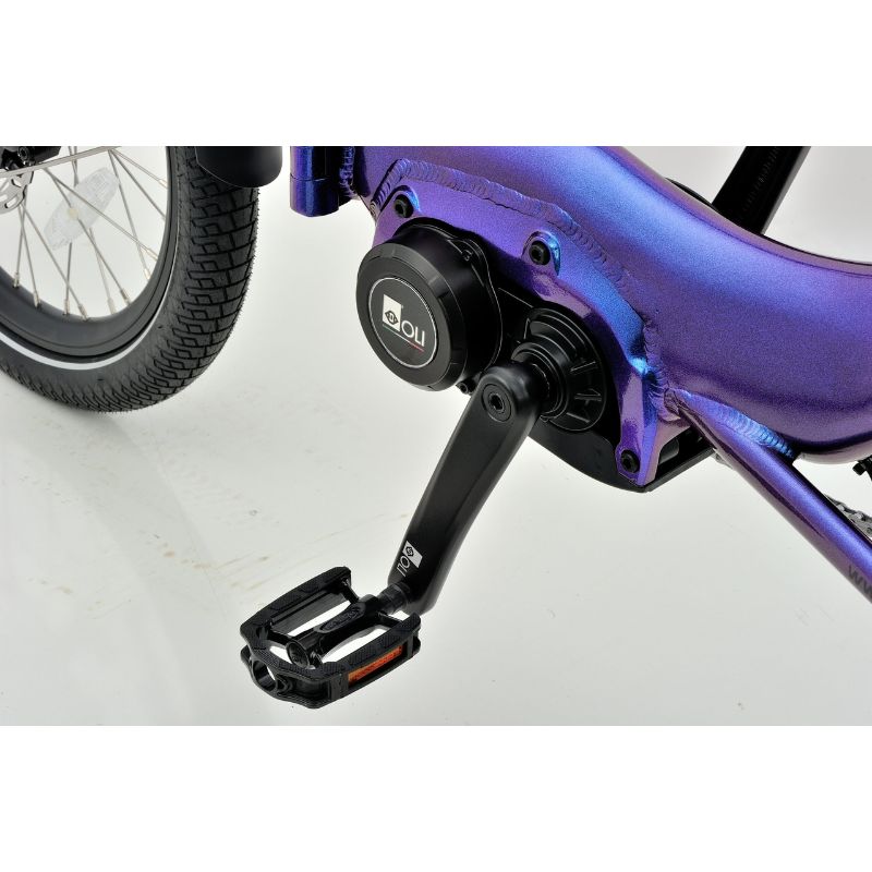 Revom T4F Semi-Recumbent Folding Electric Tricycle 250W Charge & Glide