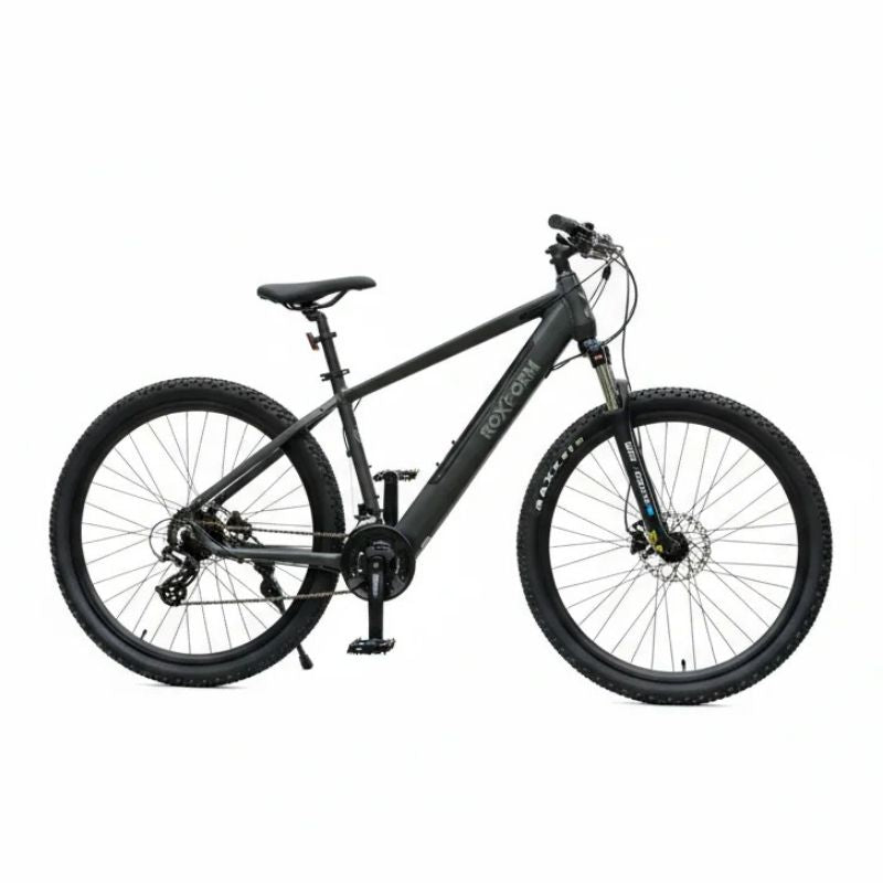 Roxform GRAVION Electric Mountain Bike 250W - 24-Speed Gears - Charge & Glide