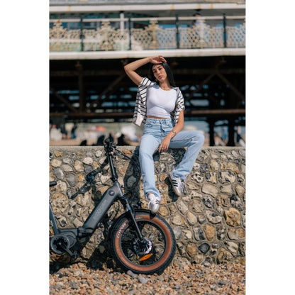 Roxform IGNIS Mid-Drive Step-Through Folding Electric Bike 250W - Charge & Glide